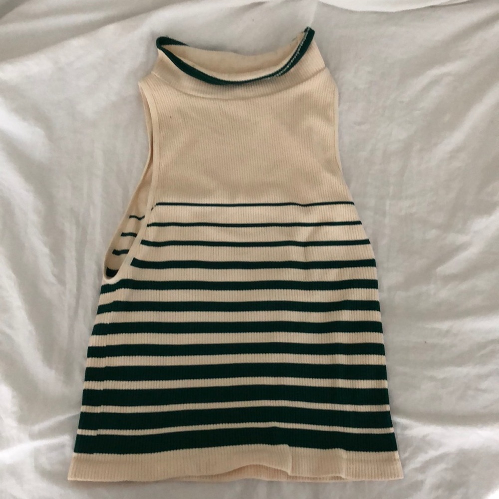 High neck tank top